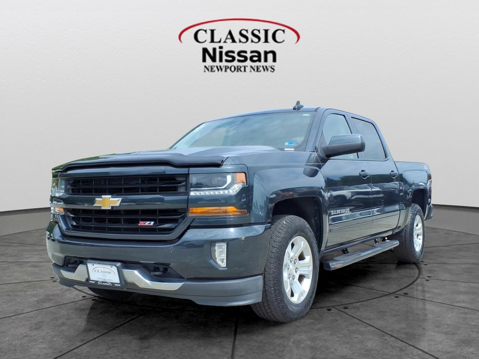 Black 2017 Chevrolet Silverado 1500 Pickup Truck Four-Wheel Drive 6-Speed Automatic