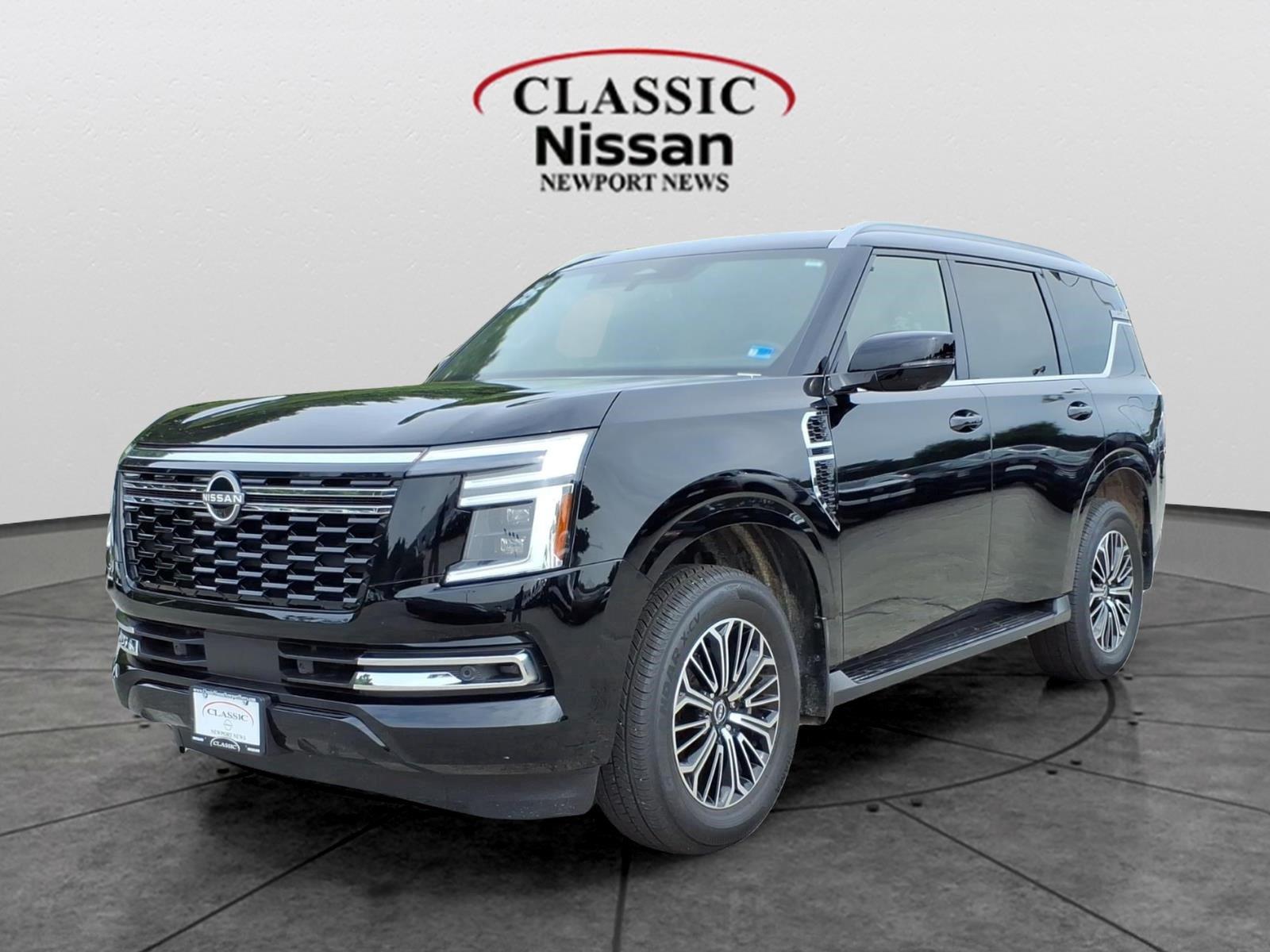 Super Black 2025 Nissan Armada SUV / Crossover Four-Wheel Drive Automatic