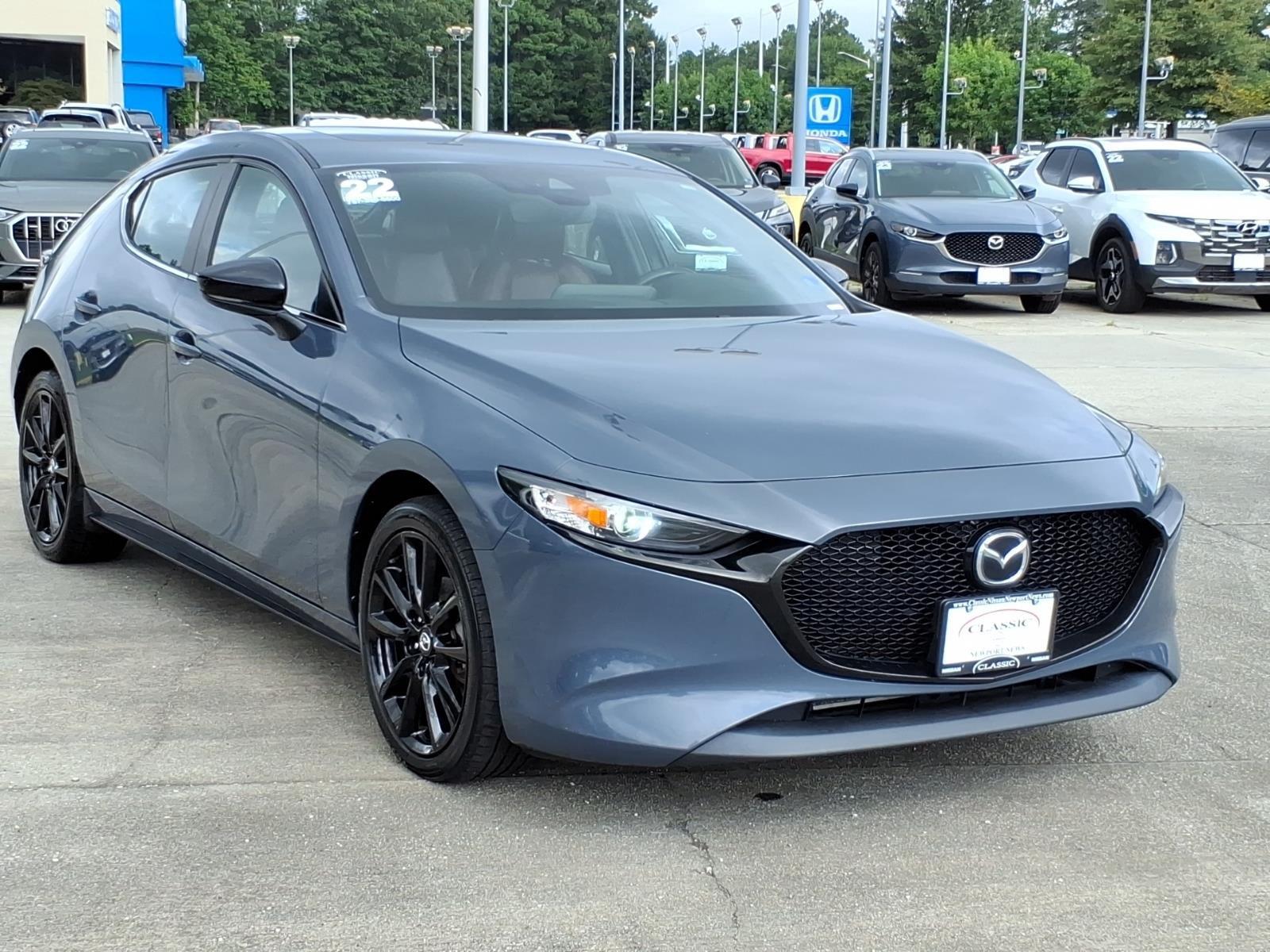 Used 2022 Polymetal Gray Metallic Mazda Carbon Edition image 5