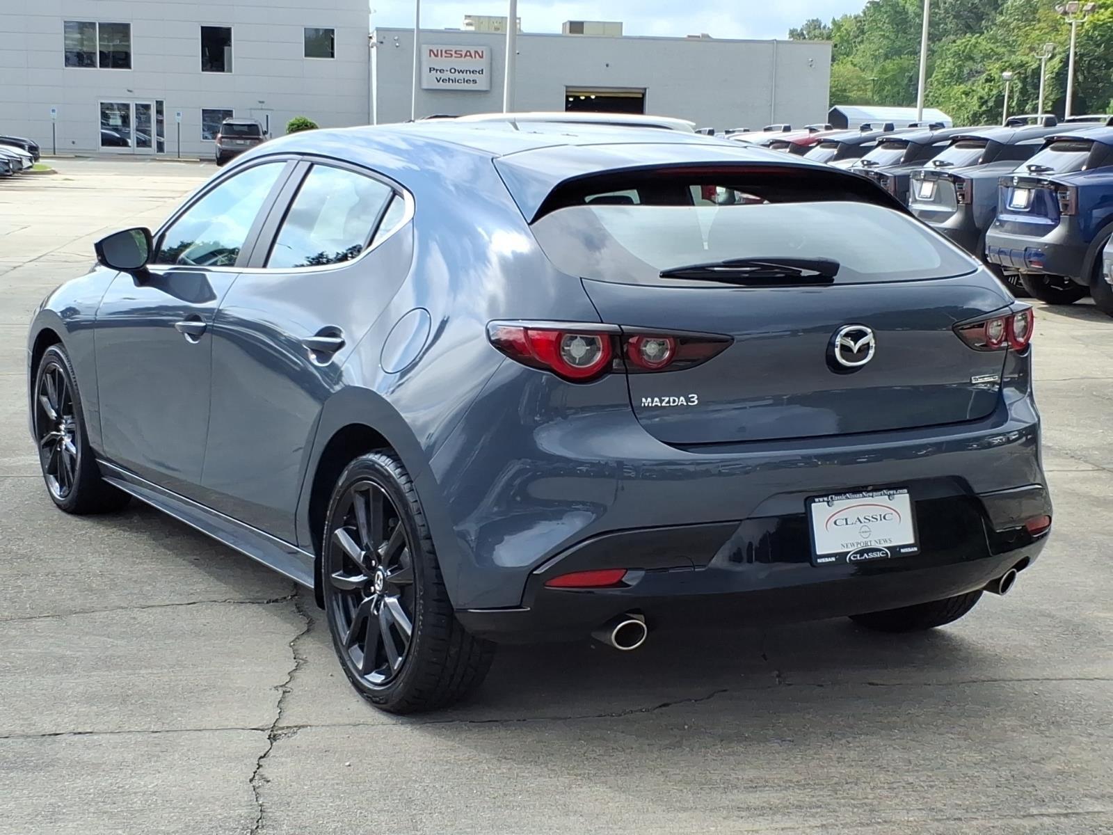 Used 2022 Polymetal Gray Metallic Mazda Carbon Edition image 9