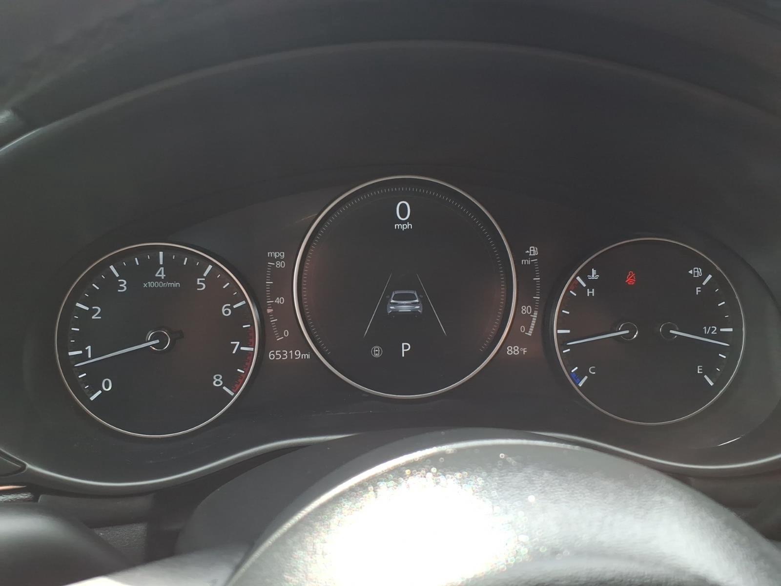 Used 2022 Polymetal Gray Metallic Mazda Carbon Edition image 12