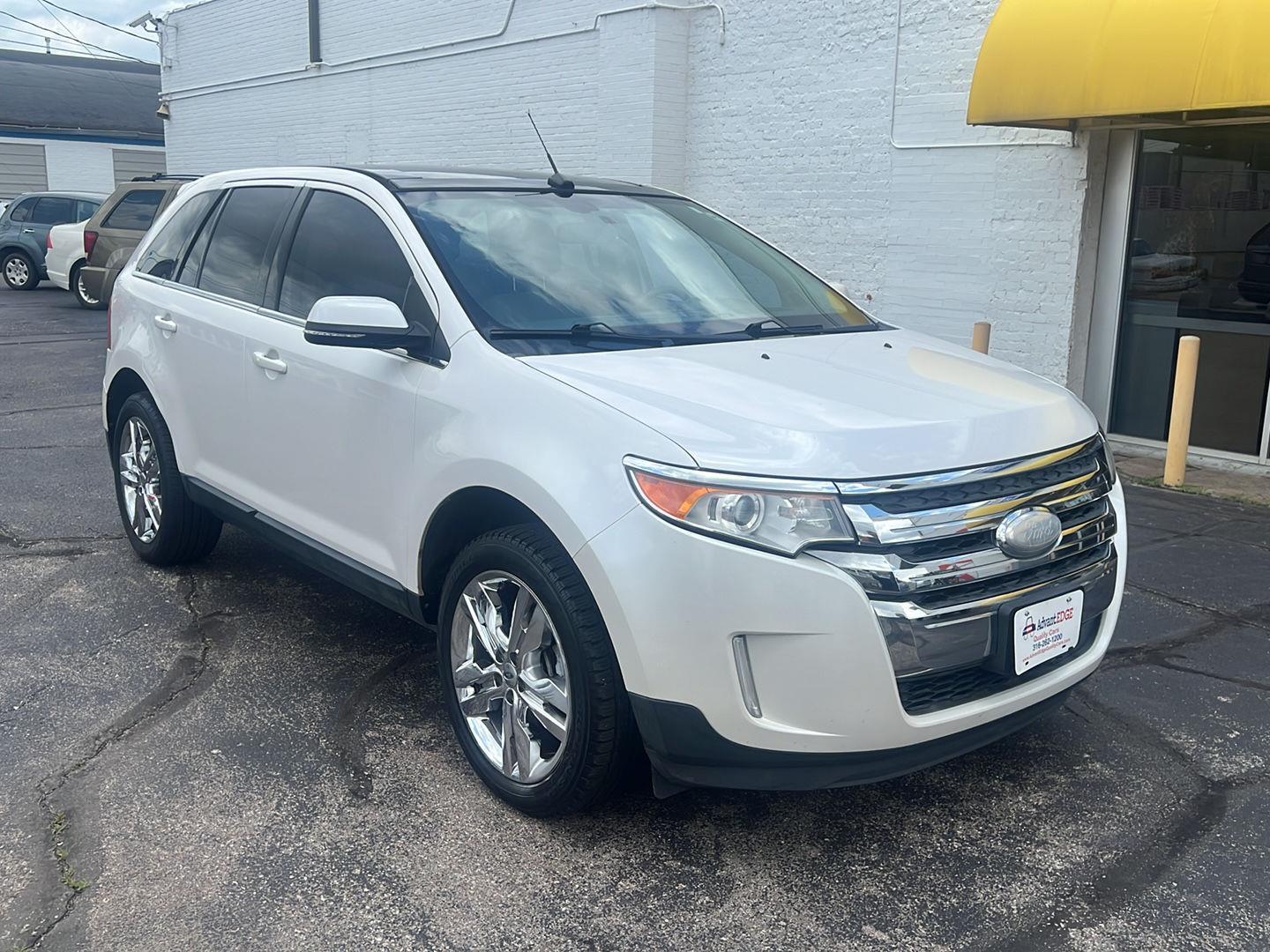 White Platinum Metallic Tri-Coat 2012 Ford Edge Limited SUV / Crossover Front-Wheel Drive 6-Speed Automatic