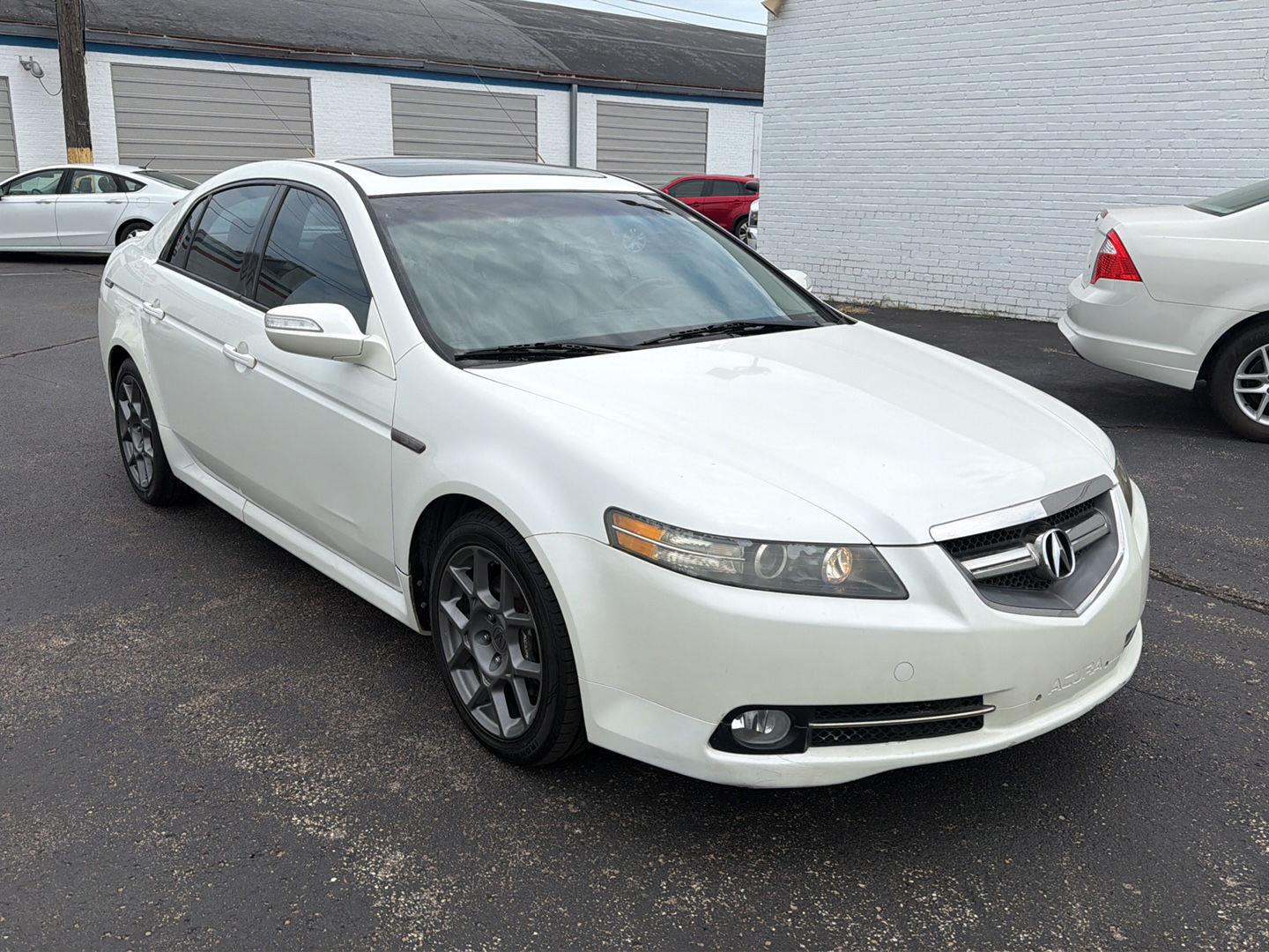 White Diamond Pearl 2007 Acura TL Sedan Front-Wheel Drive Automatic