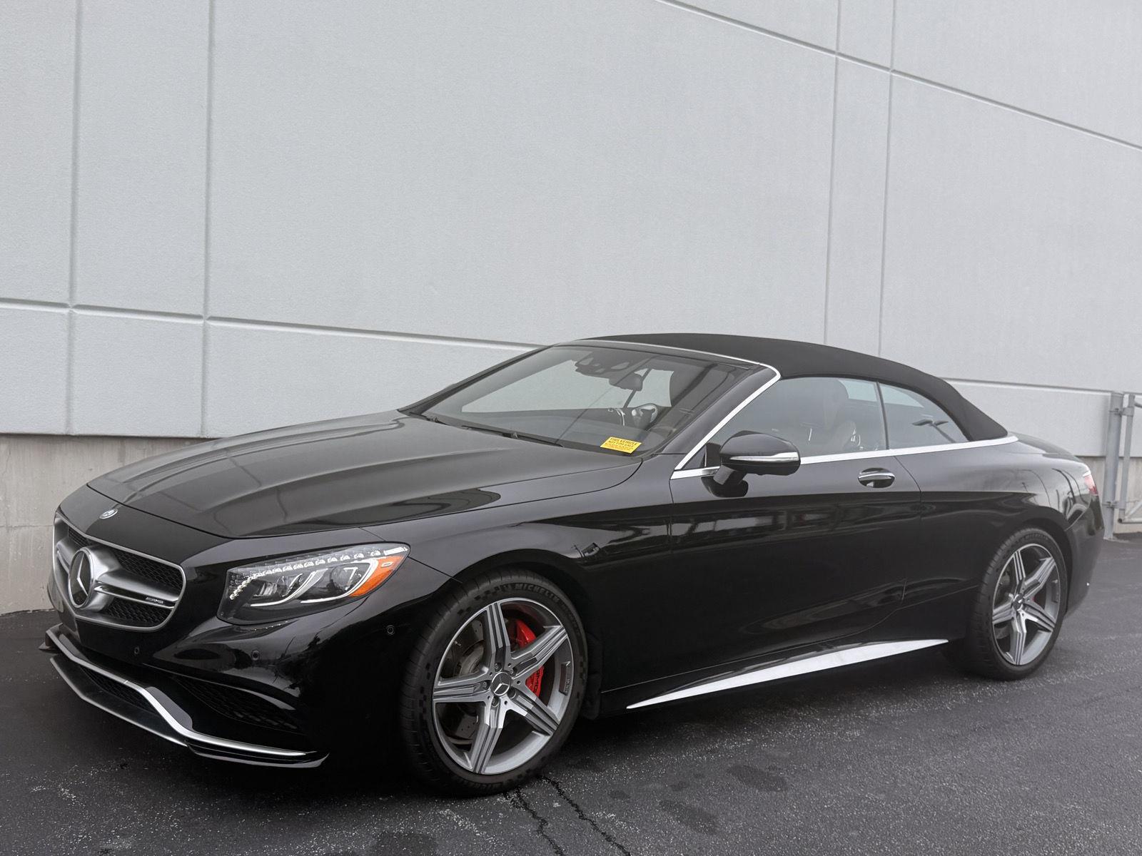 Black 2017 Mercedes-Benz S-Class Convertible All-Wheel Drive Automatic
