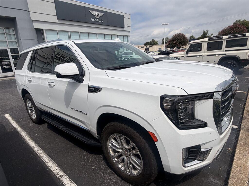 Summit White 2021 GMC Yukon SUV / Crossover Four-Wheel Drive Automatic