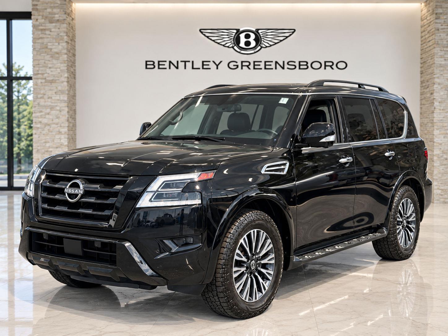 Super Black 2023 Nissan Armada SUV / Crossover Four-Wheel Drive Automatic