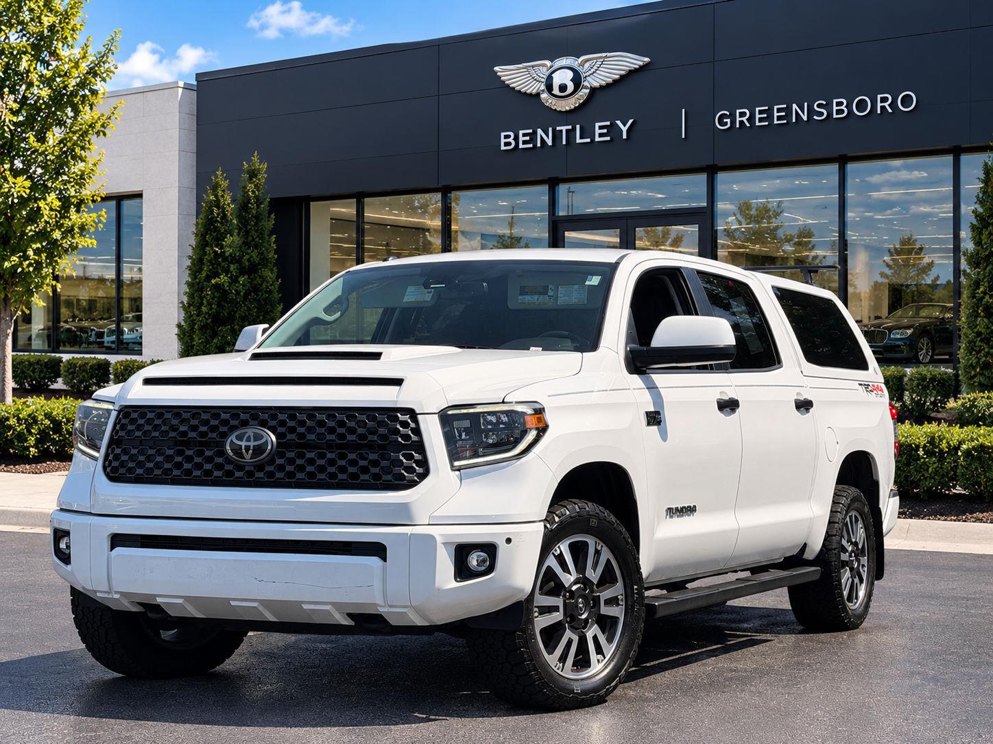 Super White 2019 Toyota Tundra Pickup Truck Four-Wheel Drive Automatic