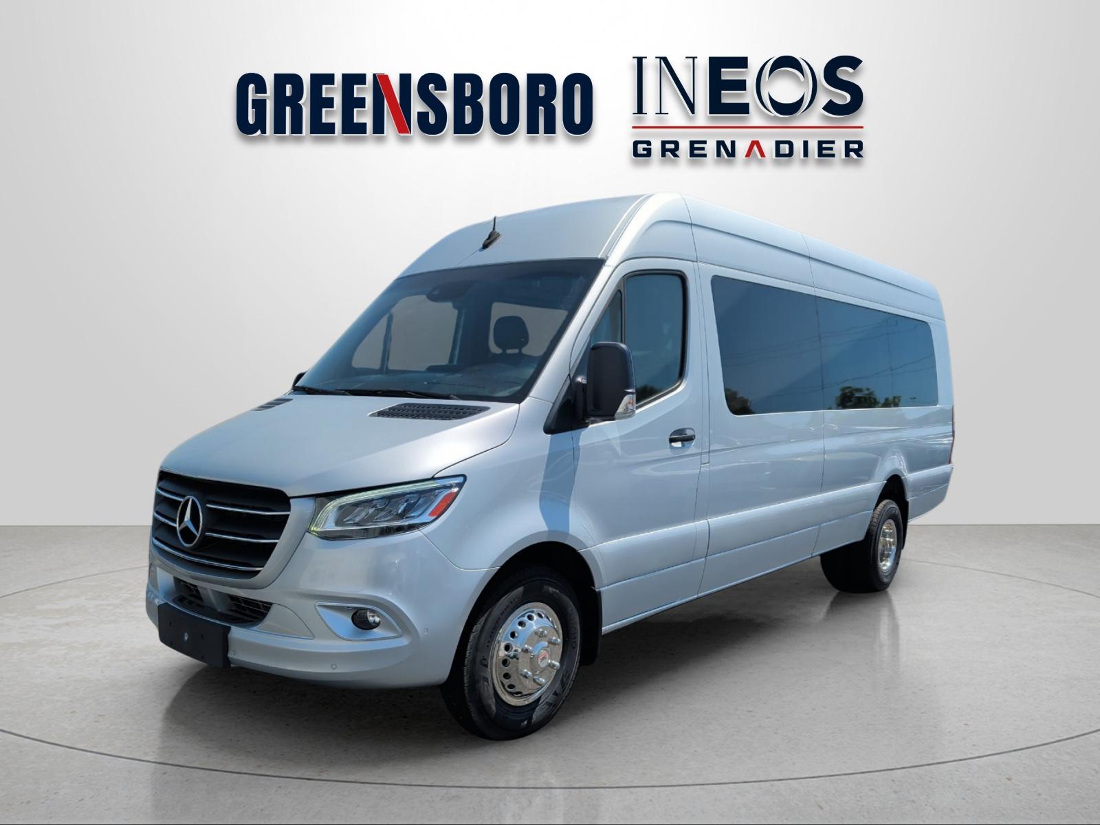 Iridium Silver 2022 Mercedes-Benz Sprinter Cargo 3500 XD 170 V6 High Roof Extended RWD Van 4X2 7-Speed Automatic