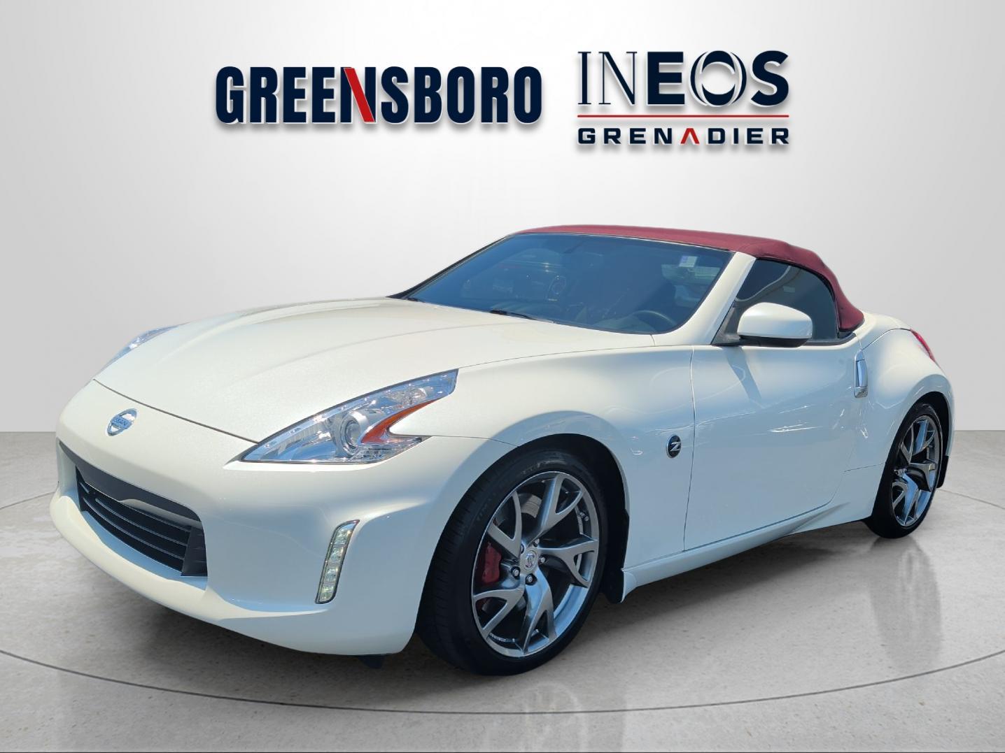 Pearl White 2016 Nissan 370Z Roadster Touring Sport Convertible Rear-Wheel Drive Automatic