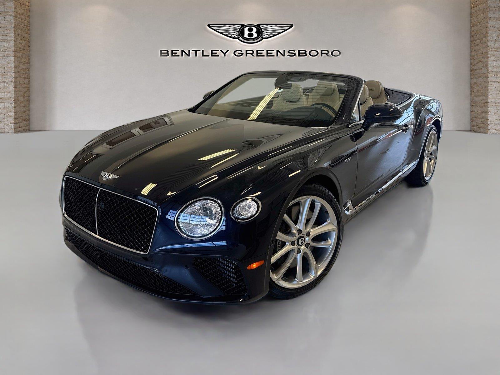 Dark Sapphire Metallic 2024 Bentley Continental GTC Convertible All-Wheel Drive Automatic