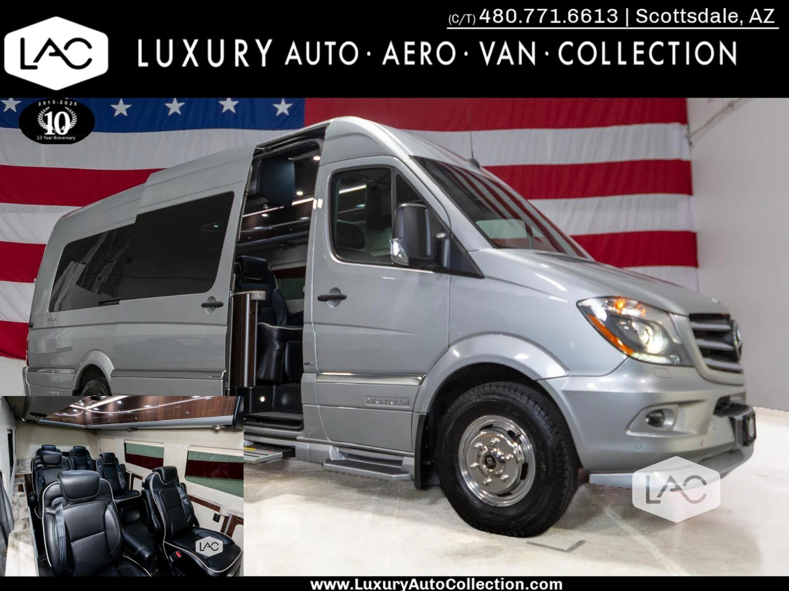 Pearl Silver Metallic 2015 Mercedes-Benz Sprinter Cargo 3500 170 High Roof DRW RWD Van 4X2 Automatic