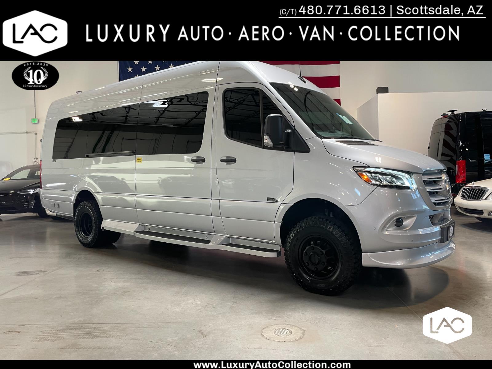 Iridium Silver 2020 Mercedes-Benz Sprinter Cargo 2500 170 High Roof Extended 4WD Van Four-Wheel Drive Automatic