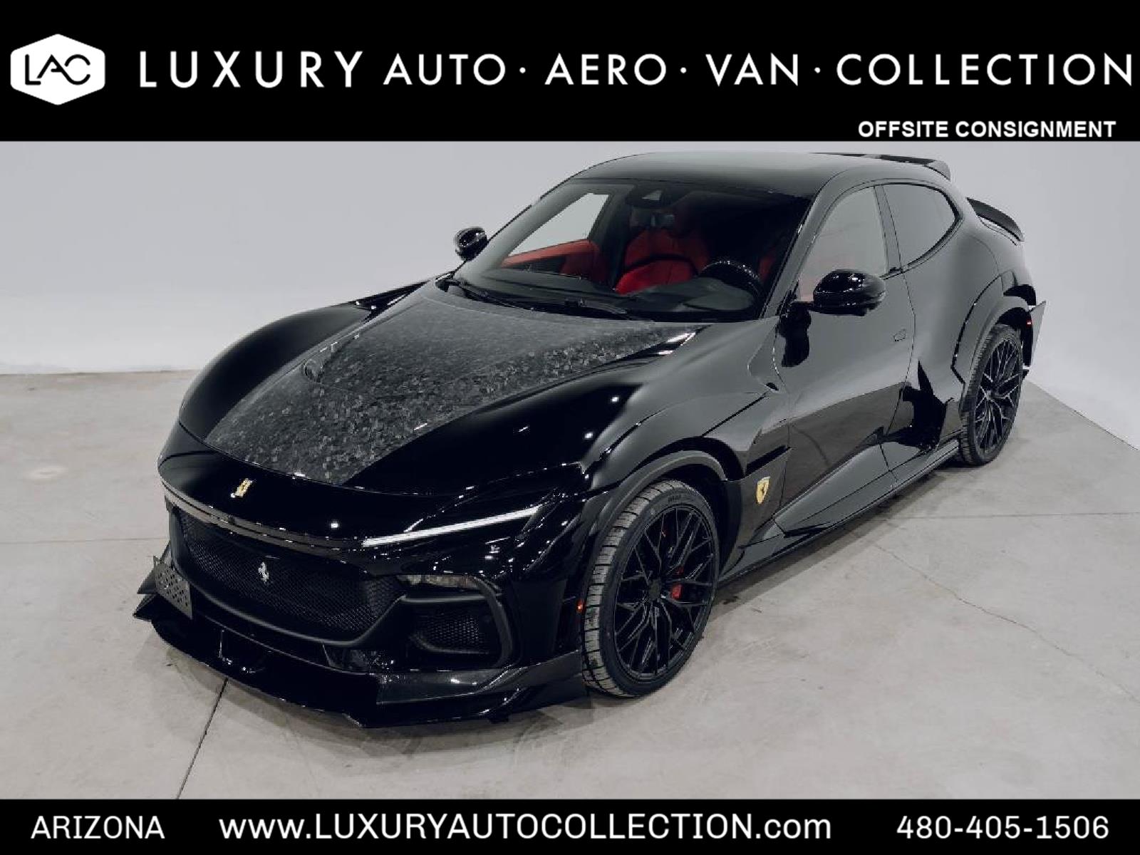 Black 2025 Ferrari Purosangue AWD SUV / Crossover All-Wheel Drive Automatic