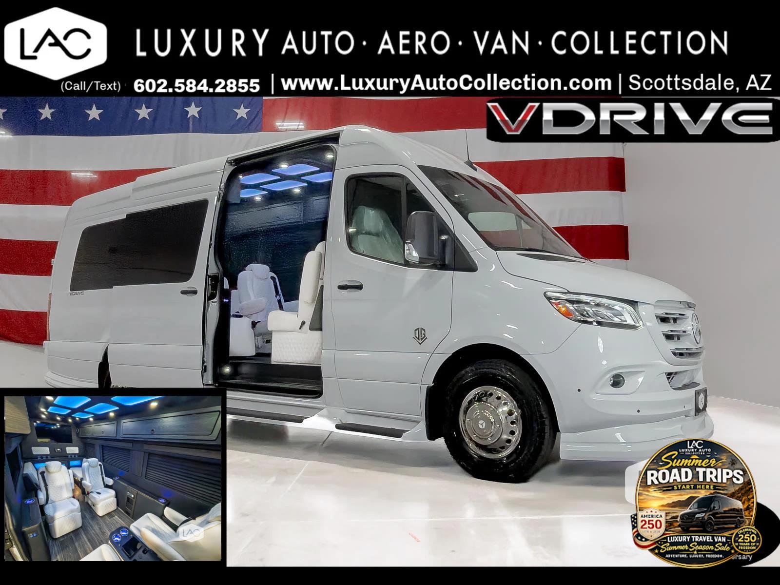 White 2025 Mercedes-Benz Sprinter Cargo Van Rear-Wheel Drive Automatic