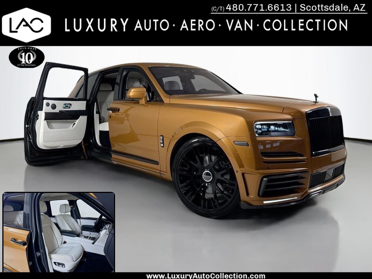 Tuscan Sun 2021 Rolls-Royce Cullinan AWD SUV / Crossover All-Wheel Drive Automatic