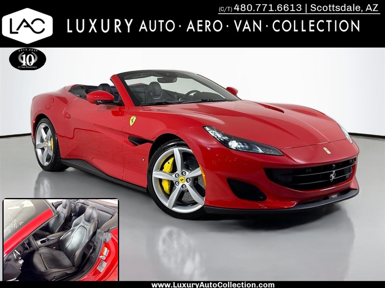 Rosso Corsa 2020 Ferrari Portofino Convertible RWD Convertible Rear-Wheel Drive Automatic