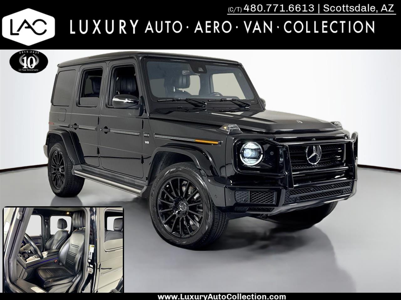 Black 2021 Mercedes-Benz G-Class G 550 4MATIC SUV / Crossover All-Wheel Drive Automatic
