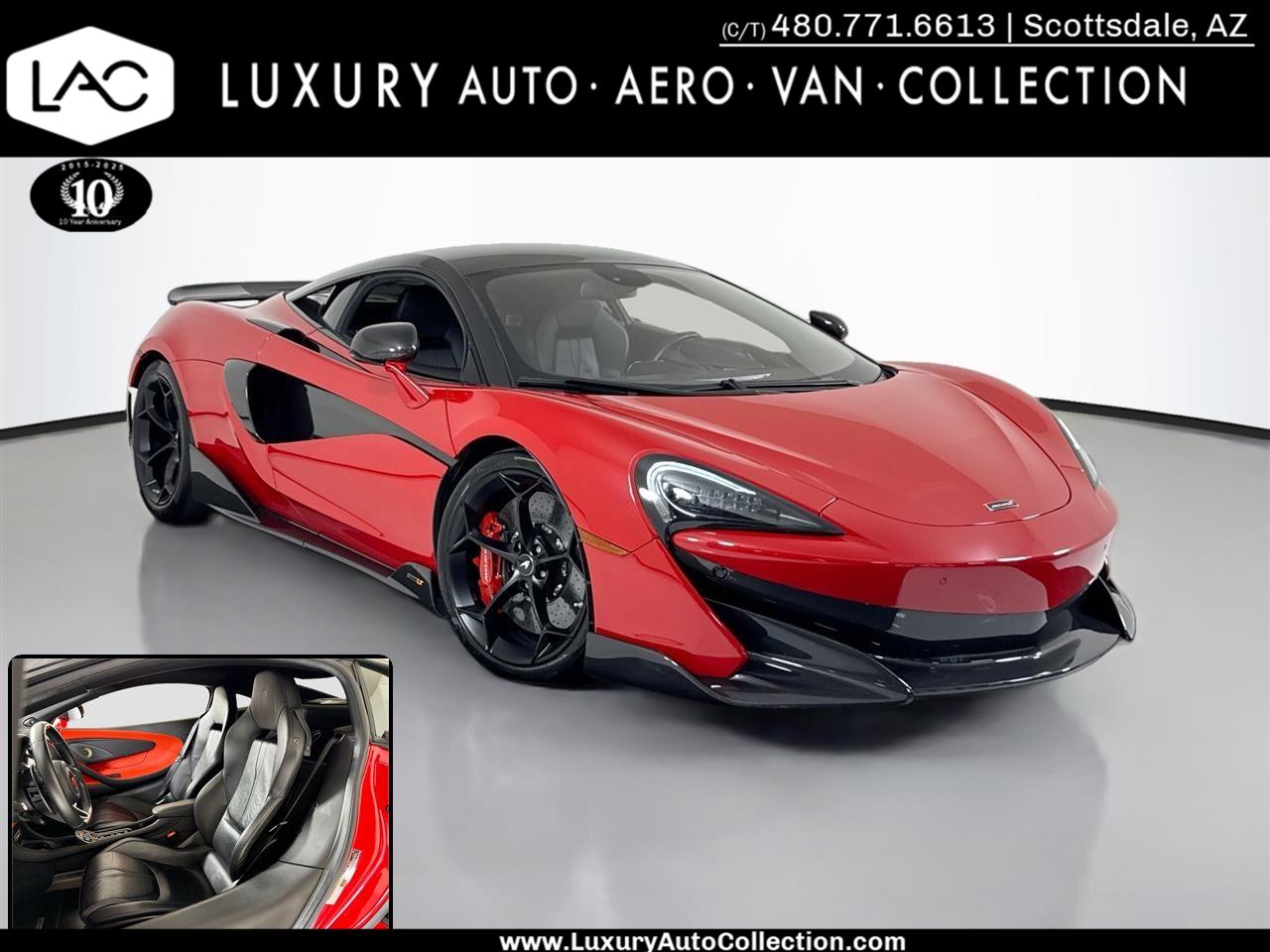Silver 2019 McLaren 600LT Coupe RWD Coupe Rear-Wheel Drive Automatic
