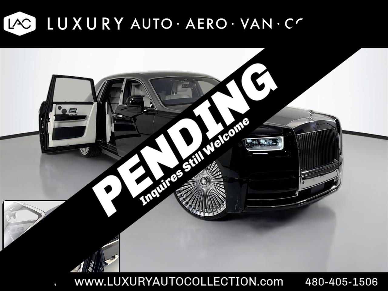 Black 2019 Rolls-Royce Phantom RWD Sedan Rear-Wheel Drive Automatic