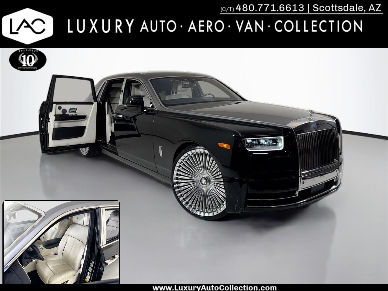 Black 2019 Rolls-Royce Phantom RWD Sedan Rear-Wheel Drive Automatic