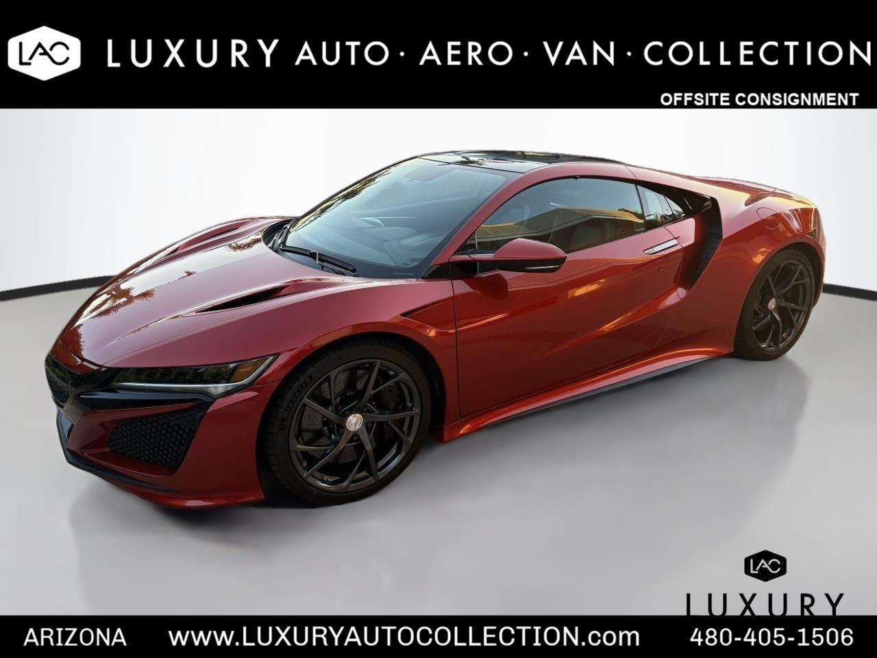 Valencia Red Pearl 2017 Acura NSX SH-AWD Coupe All-Wheel Drive Automatic