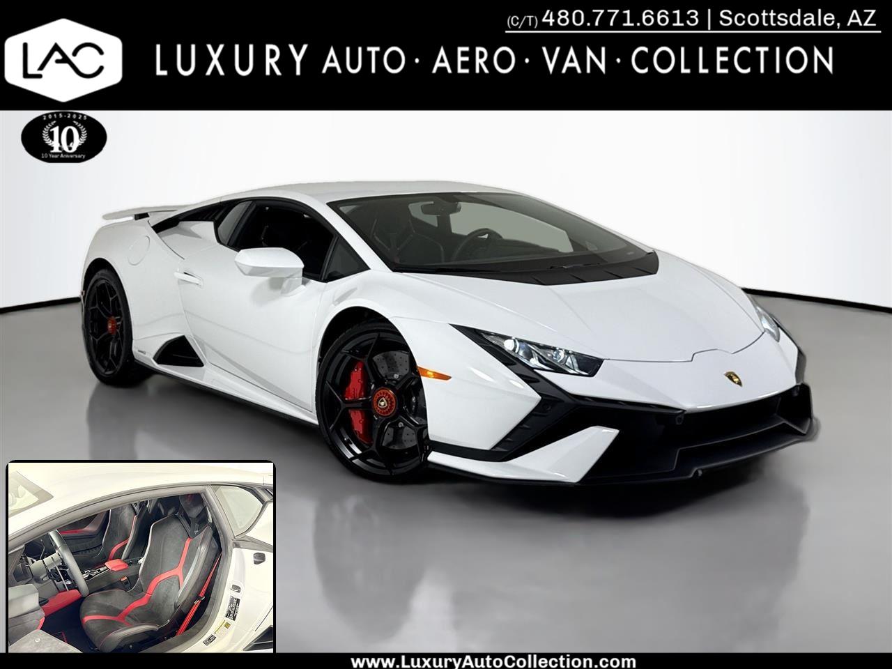 Bianco Monocerus Metallic 2024 Lamborghini Huracan Tecnica Coupe RWD Coupe Rear-Wheel Drive Automatic