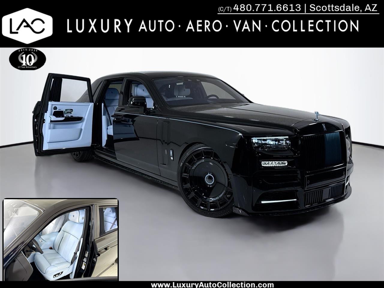 Black 2024 Rolls-Royce Phantom RWD Sedan Rear-Wheel Drive Automatic