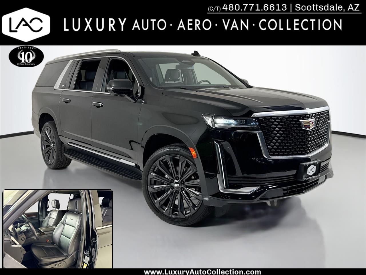 Black Raven 2023 Cadillac Escalade ESV Luxury RWD SUV / Crossover Rear-Wheel Drive Automatic