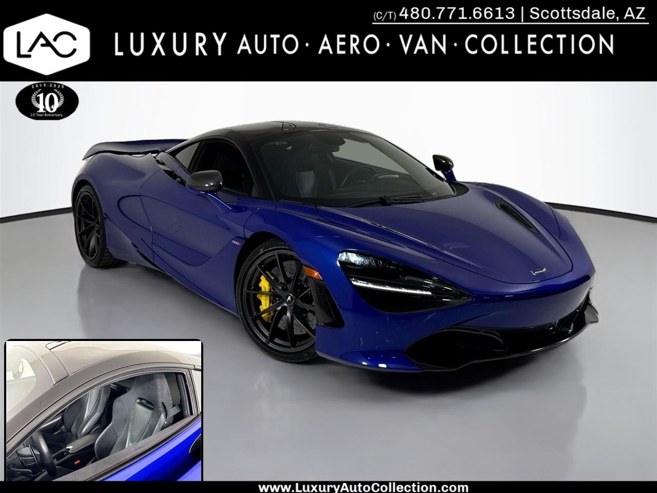 Aurora Blue 2019 McLaren 720S Performance Coupe RWD Coupe Rear-Wheel Drive Automatic