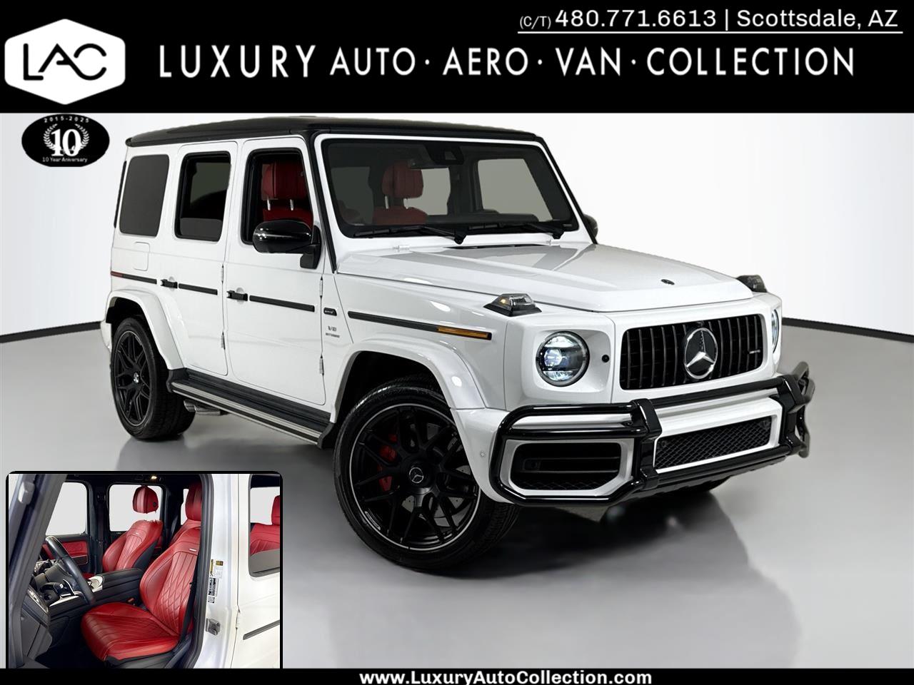 Polar White 2024 Mercedes-Benz G-Class AMG G 63 4MATIC SUV / Crossover All-Wheel Drive Automatic