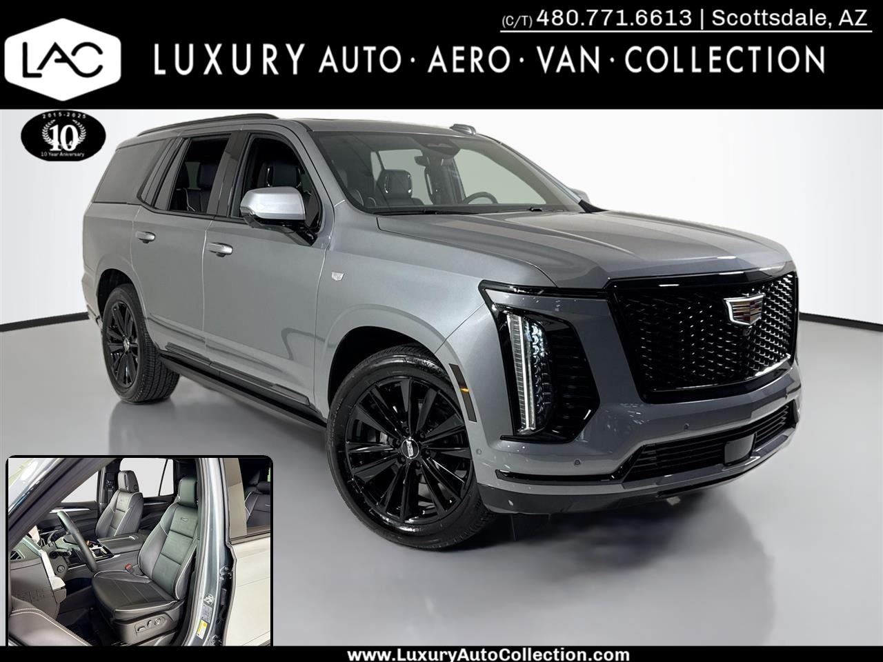 Argent Silver Metallic 2025 Cadillac Escalade Sport 4WD SUV / Crossover Four-Wheel Drive Automatic
