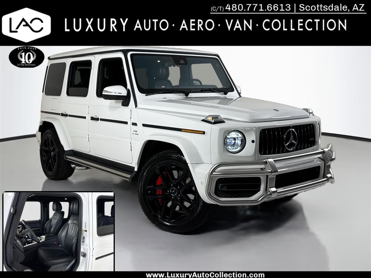 Polar White 2022 Mercedes-Benz G-Class AMG G 63 4MATIC SUV / Crossover All-Wheel Drive Automatic