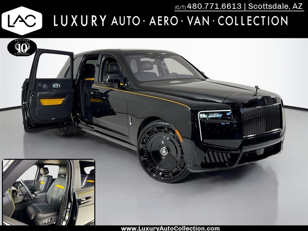 Black 2025 Rolls-Royce Cullinan Black Badge AWD SUV / Crossover All-Wheel Drive 8-Speed Automatic