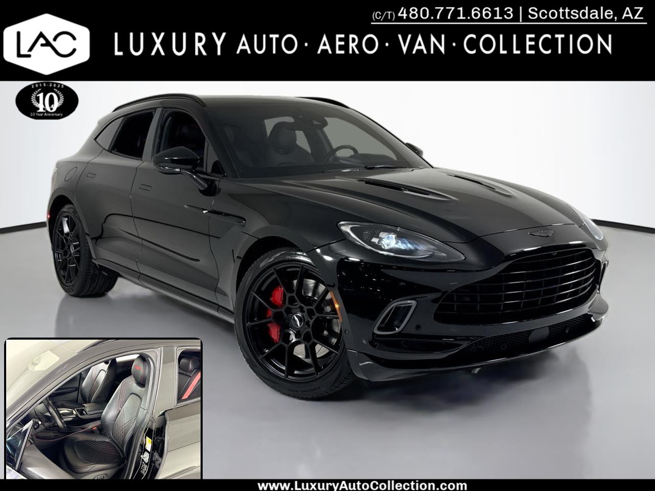 Jet Black 2021 Aston Martin DBX AWD SUV / Crossover All-Wheel Drive Automatic