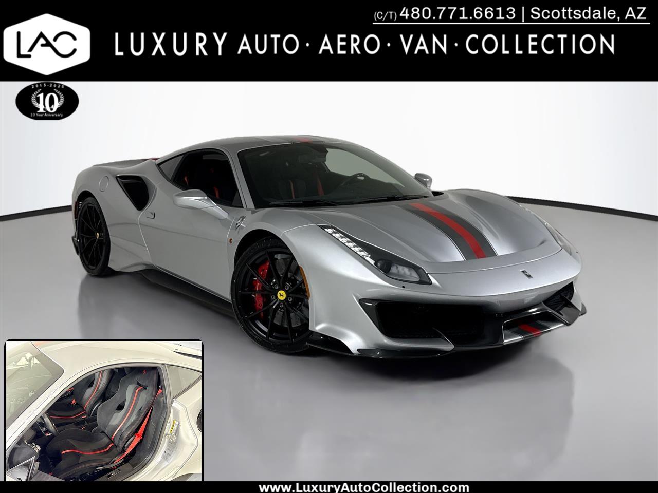 Argento Nurburgring Metallic 2019 Ferrari 488 Pista Coupe RWD Coupe Rear-Wheel Drive Automatic