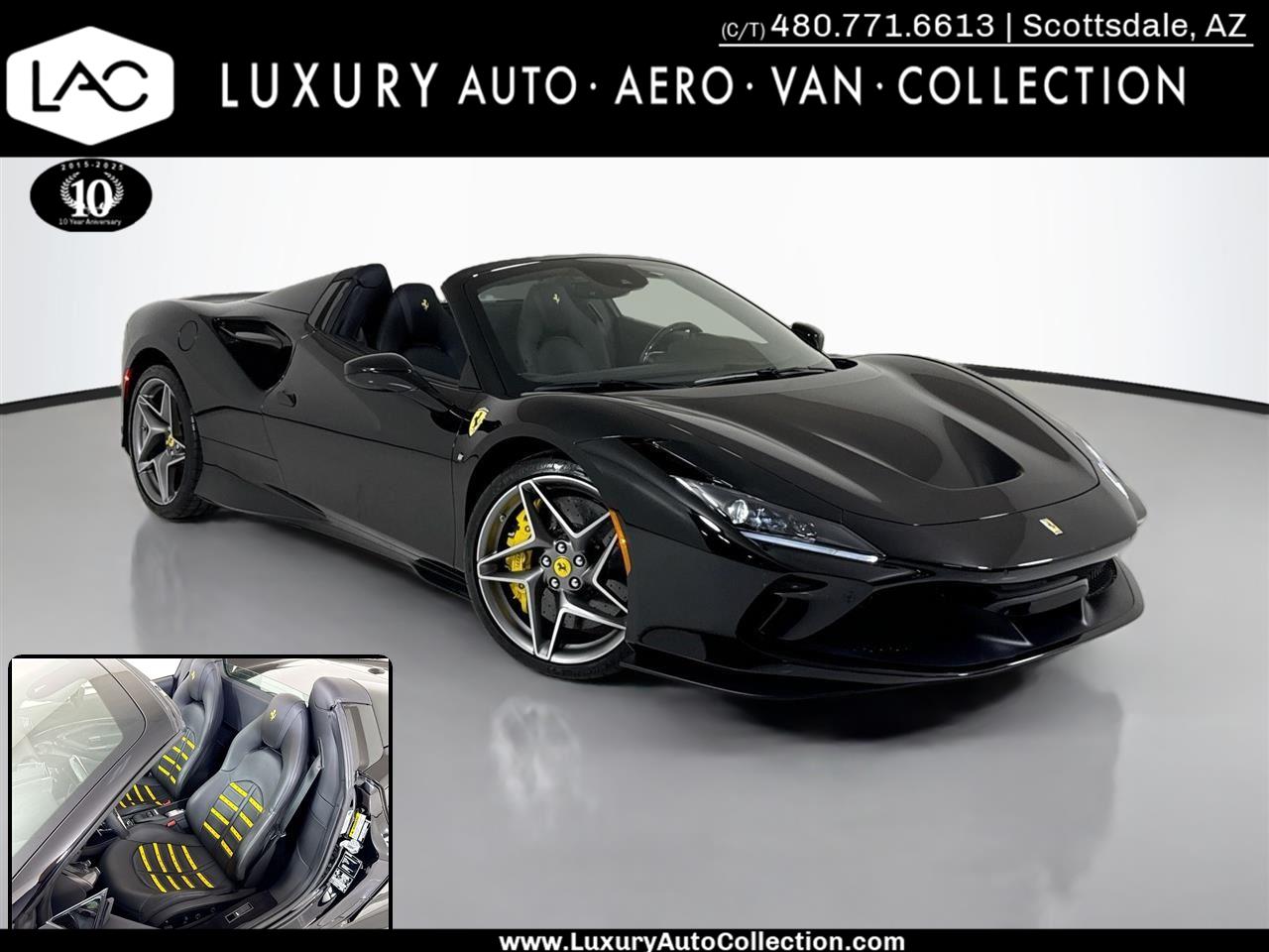 2023 Ferrari F8 Spider RWD Convertible Rear-Wheel Drive Automatic