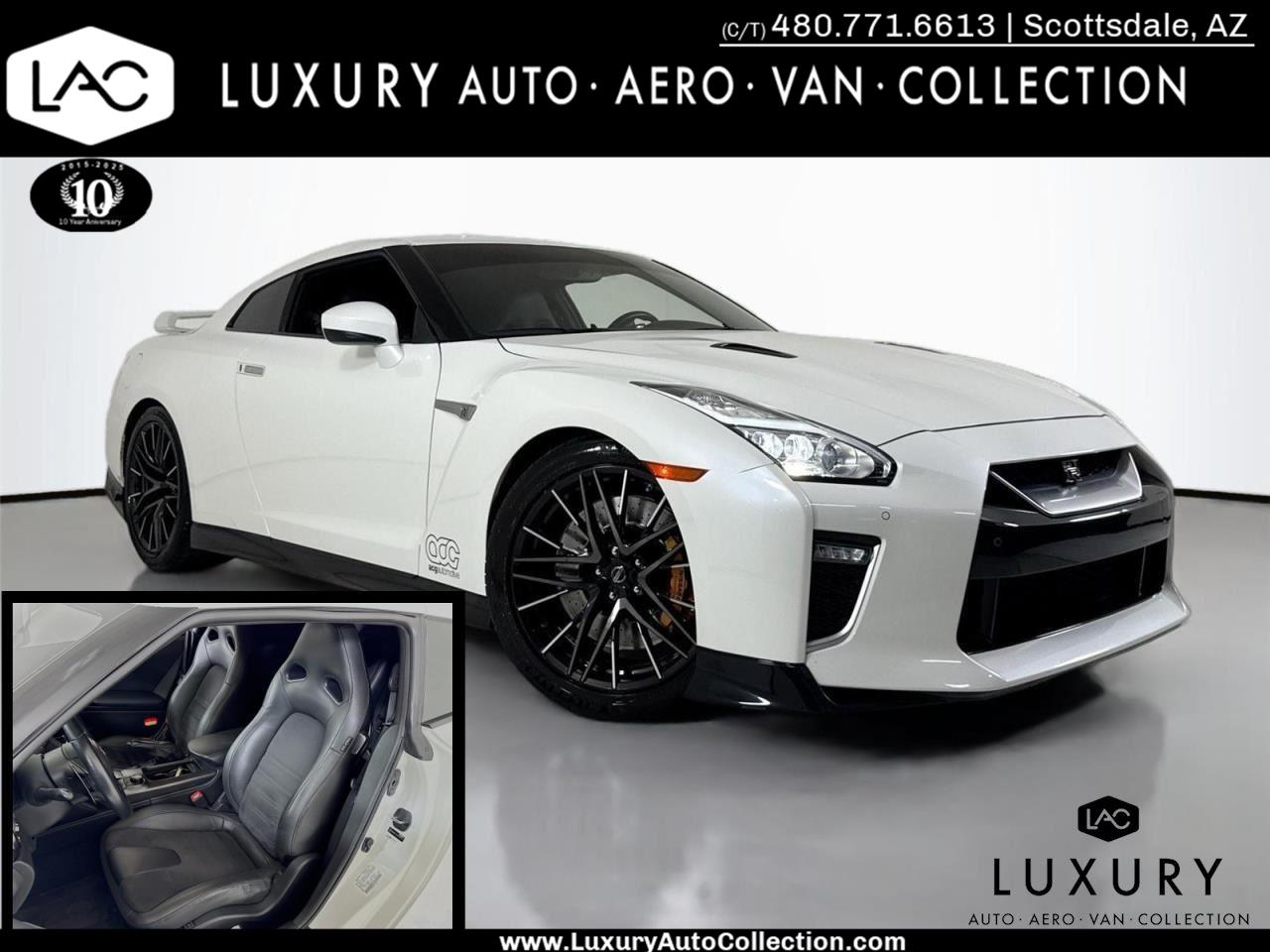 Pearl White Tricoat 2020 Nissan GT-R Premium AWD Coupe All-Wheel Drive Automatic