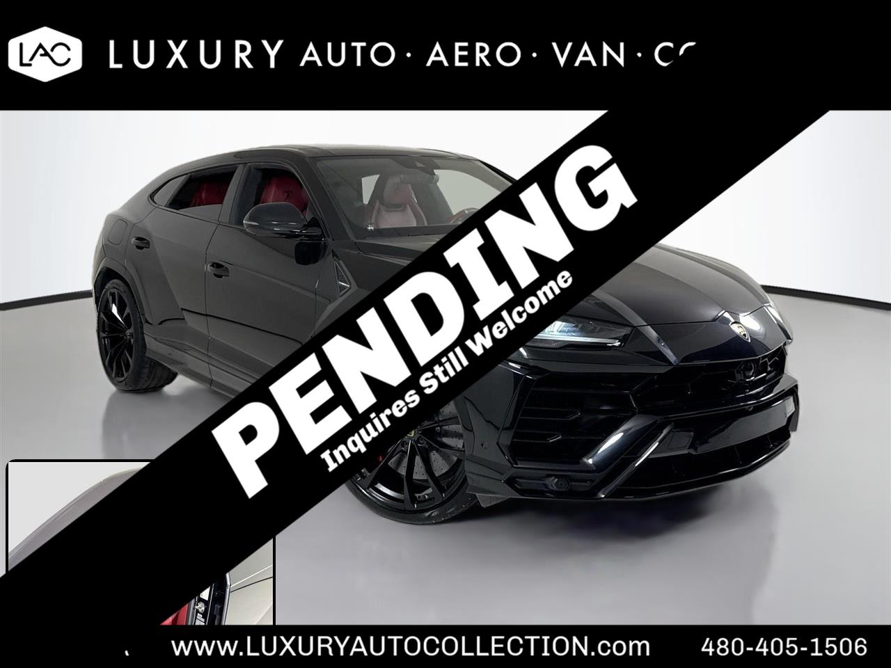 Nero Noctis 2019 Lamborghini Urus 4WD SUV / Crossover All-Wheel Drive Automatic