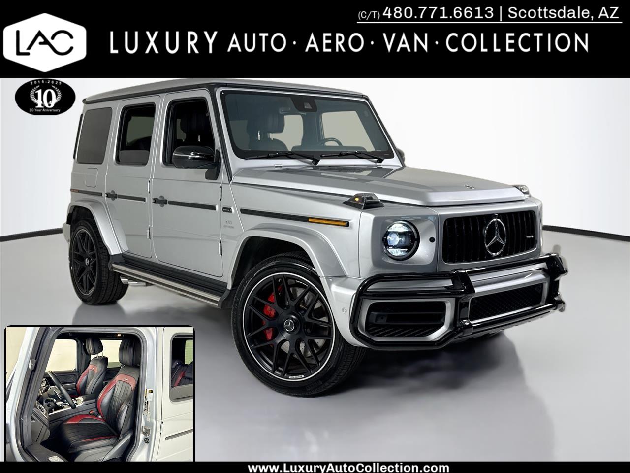 Iridium Silver Metallic 2021 Mercedes-Benz G-Class AMG G 63 4MATIC SUV / Crossover All-Wheel Drive Automatic