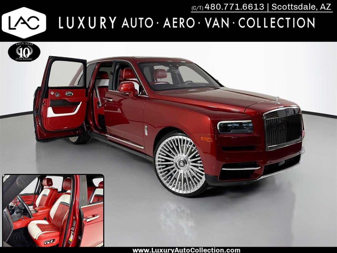 Scala Red 2019 Rolls-Royce Cullinan AWD SUV / Crossover All-Wheel Drive Automatic