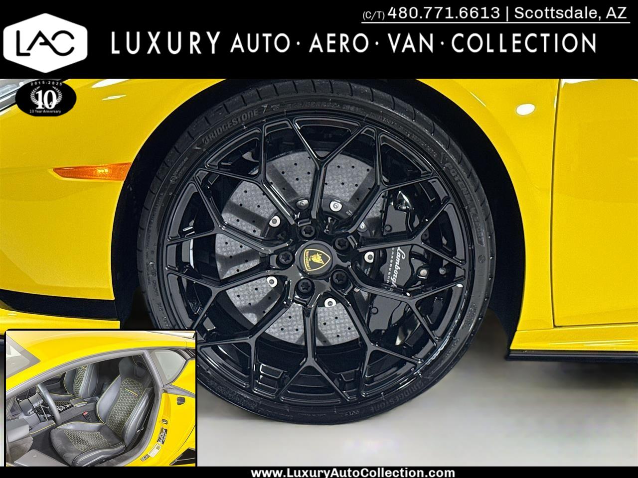 Giallo Auge Metallic 2024 Lamborghini Huracan Tecnica Coupe RWD Coupe Rear-Wheel Drive Automatic
