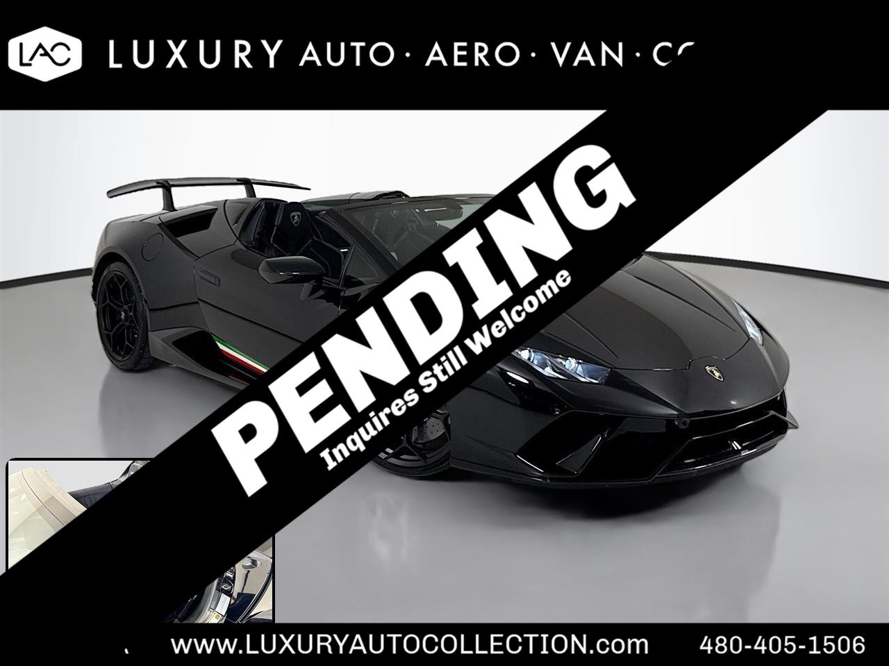 2018 Lamborghini Huracan LP 640-4 Performante Spyder Convertible AWD