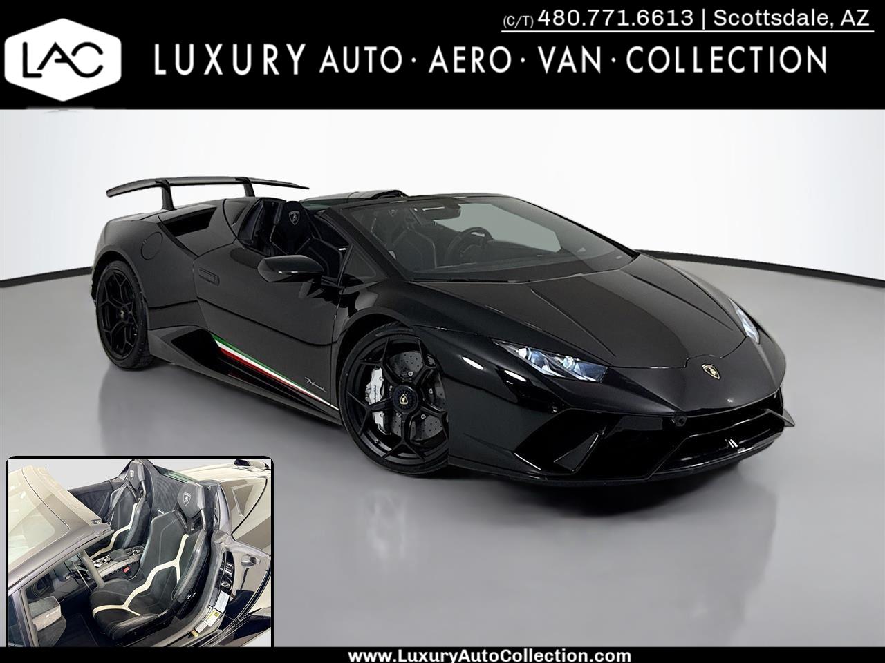2018 Lamborghini Huracan LP 640-4 Performante Spyder Convertible AWD