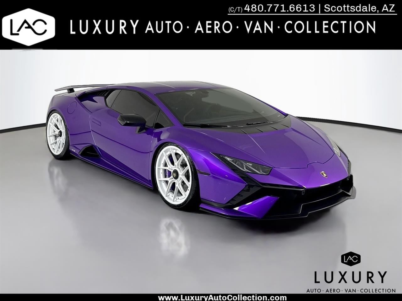 Viola Pasifae Metallic 2023 Lamborghini Huracan Coupe Rear-Wheel Drive Automatic