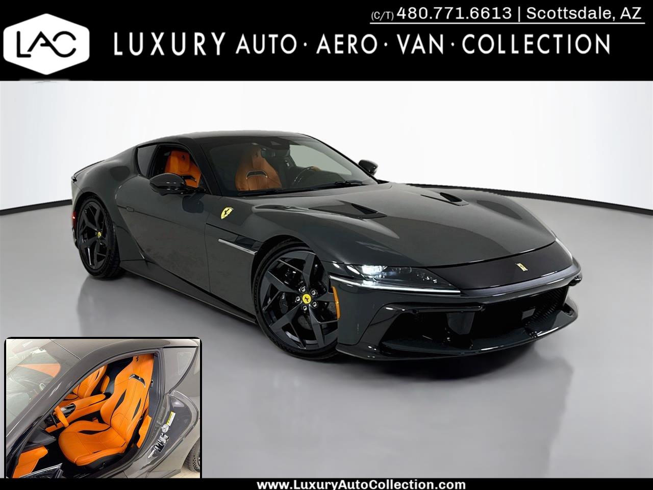 Grigio Scuro 2025 Ferrari 12Cilindri Coupe Rear-Wheel Drive Automatic