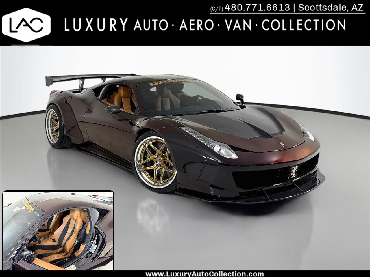  2011 Ferrari 458 Italia Coupe RWD   