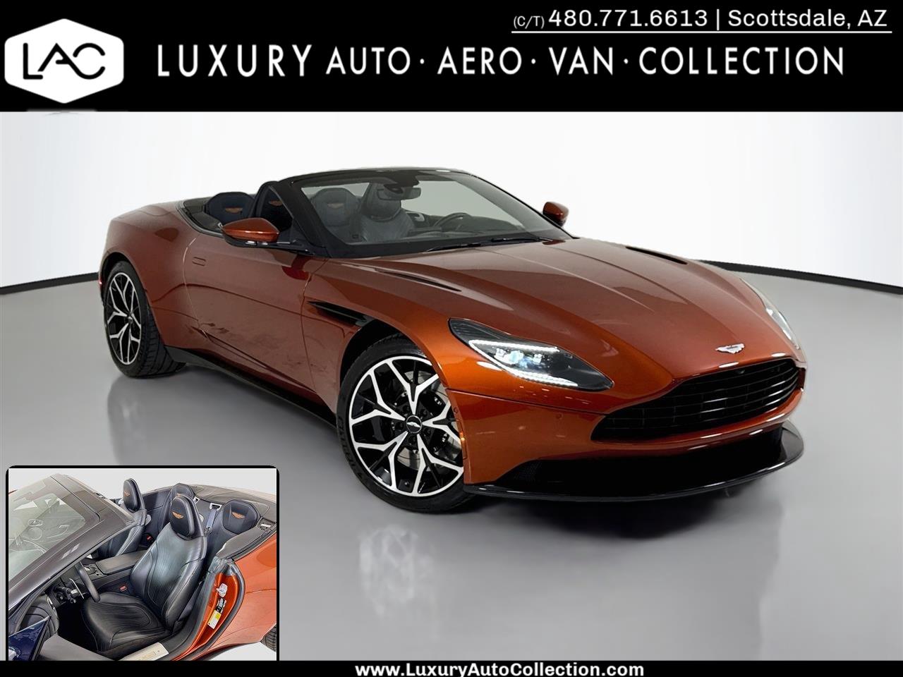  2019 Aston Martin DB11 V8 Volante Convertible RWD   