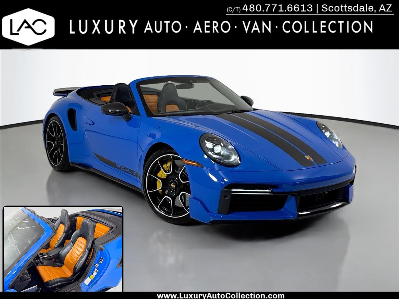  2022 Porsche 911 Turbo S Cabriolet AWD   