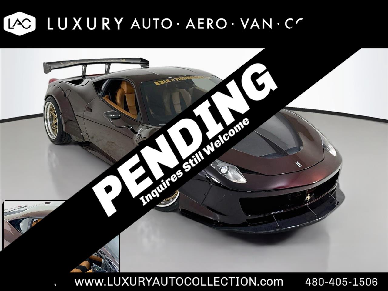 2011 Ferrari 458 Italia Coupe RWD