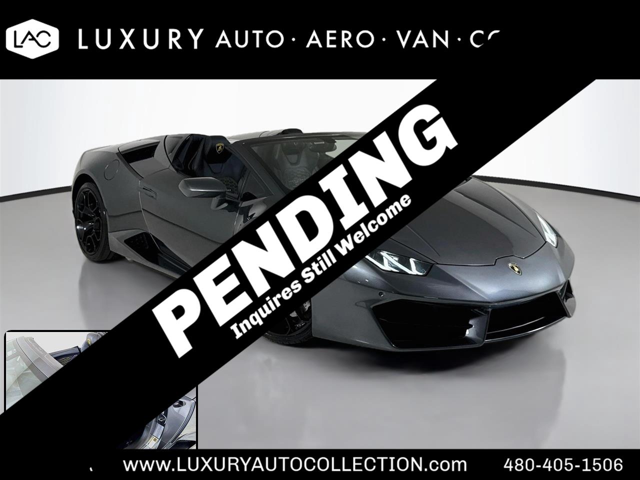 2017 Lamborghini Huracan LP 580-2 Spyder